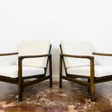 Mid Century Modern Armchairs By Zenon Bączyk, 1960's, Set Of 2