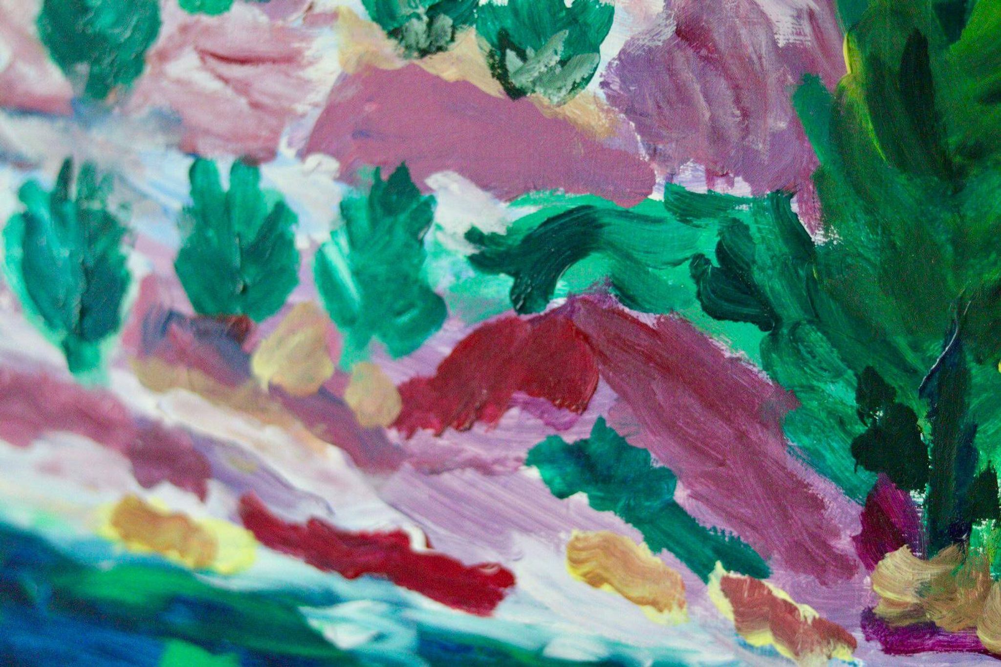 Colourful landscape motif by ERP