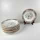 Set of 10 deep plates Gien model Rouen Sainfoin, 1990