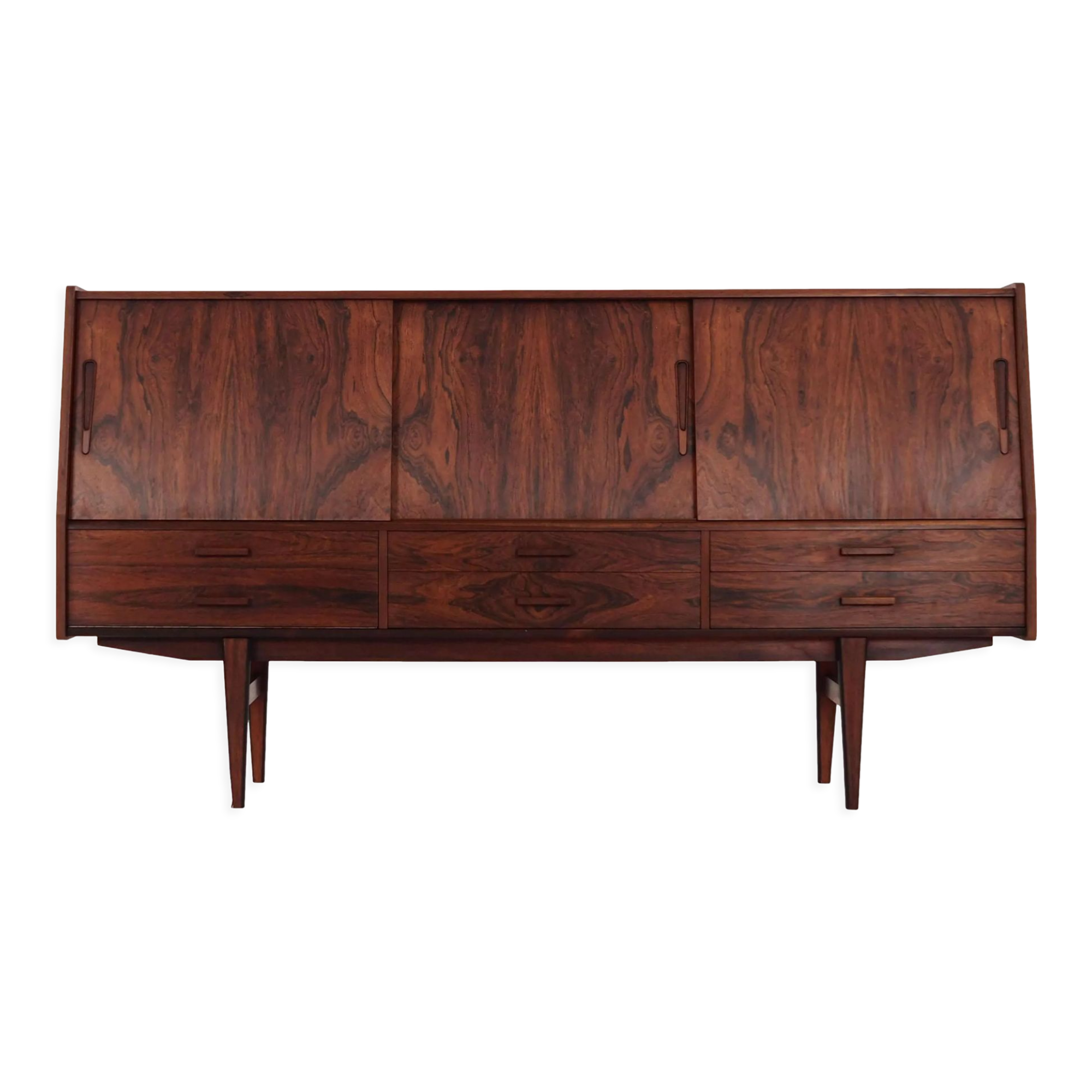 Highboard rosewood 70's scandinavian design