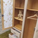 Beige art deco wardrobe