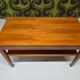 Teak serving table with casters, 1970s
