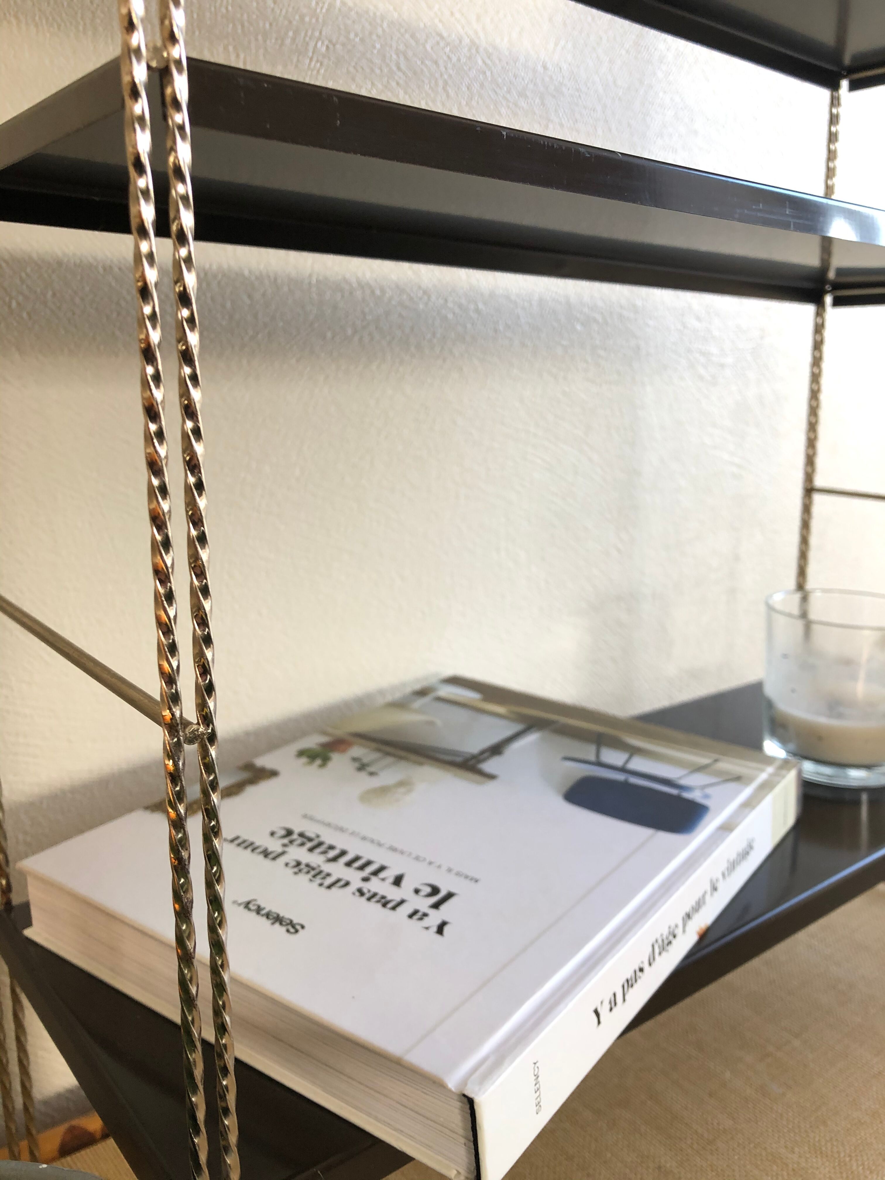 String shelf creation mofp gold and black