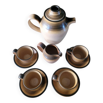 6-piece stoneware set "Salins France"