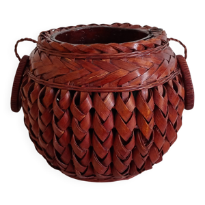 Vase japonais en bambou