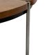 Vintage rosewood coffee table with glass, Denmark, 70s design