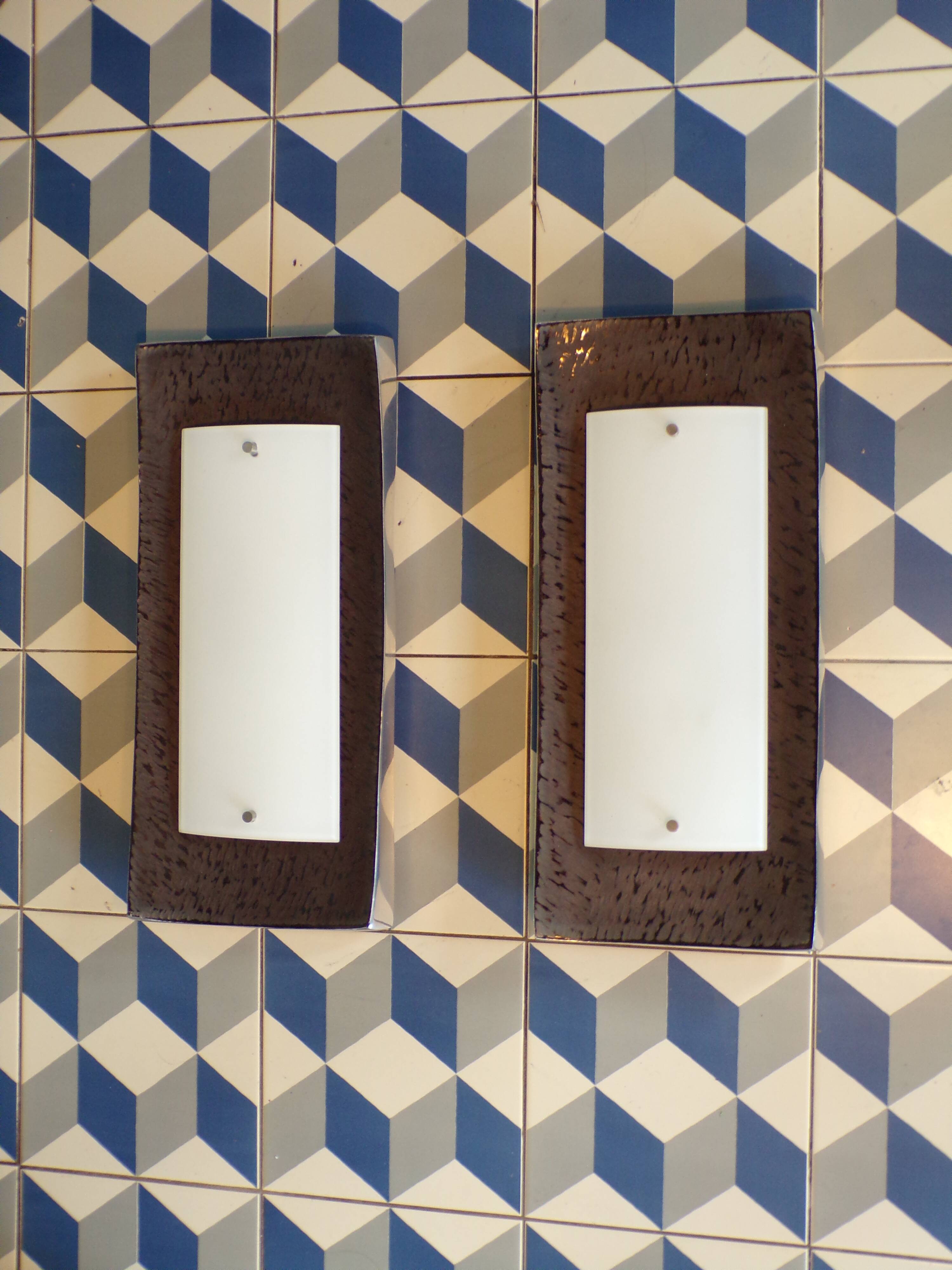 Pair of Fischer Leuchten wall lights design 1990