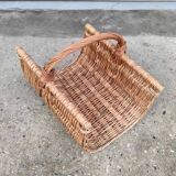 Wicker log basket 1970