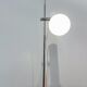 Table lamp model A4 in marble and steel by Alain Richard