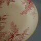 Compotier old earthenware Gien model Lilas rose late 19th century