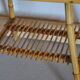 Vintage bamboo side table