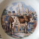 5 hollow plates faience sarreguemines ma normandie