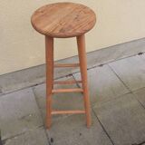 Solid pine bar top stool
