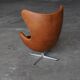 Early Egg chair with footstool by Arne Jacobsen for Fritz Hansen, Denmark 1960s