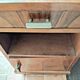 Vintage Wooden Nightstand with Marble Top