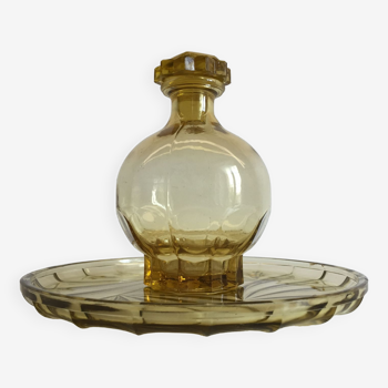 Glass top and its art deco carafe