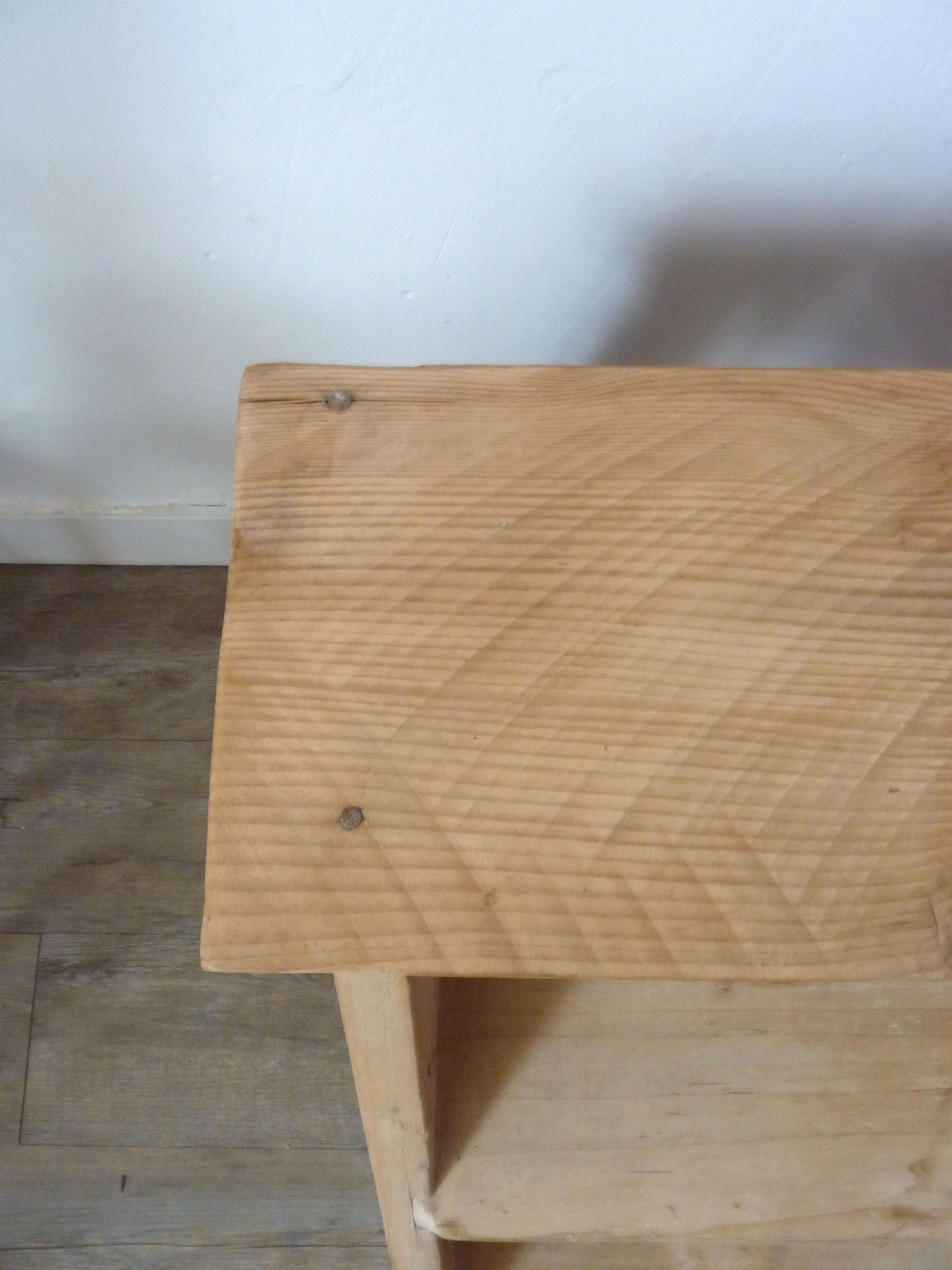 Step ladder 3 steps in solid wood