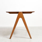 'Hillestak' dining table by Robin Day for Hille, United Kingdom - 1950's