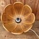 Vintage rattan pendant light