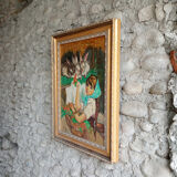 Original signed framed oil painting on canvas
