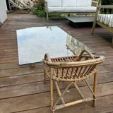 Glass coffee table