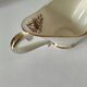 Sauceboat Salins France stylised floral decoration