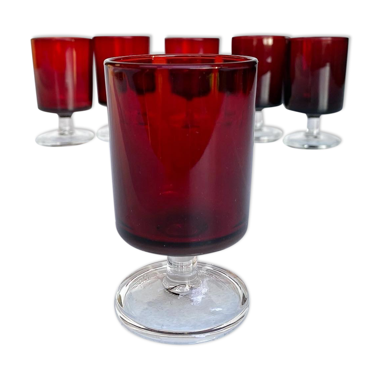 6 verres vintage Luminarc