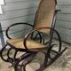 Rocking-chair canne bois courbé 1930
