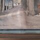 Tableau ancien représentant une rue de Lugano en Suisse