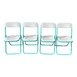 4 chaises pliantes vintage 80's