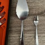 Jean Couzon 13-piece stainless steel dessert cutlery box/case