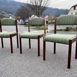 Scandinavian chair series armchair ottoman chair in rosewood