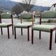 Série de chaises scandinave fauteuil chaise ottoman en palissandre