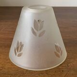 Glass lampshade