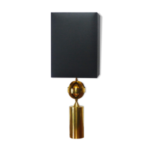lampe en laiton doré