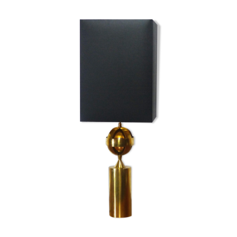 Astrolabic golden brass lamp