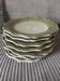 Set of 8 dessert plates in earthenware - the red cedar