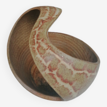 Vase "basket" ceramic Accolay