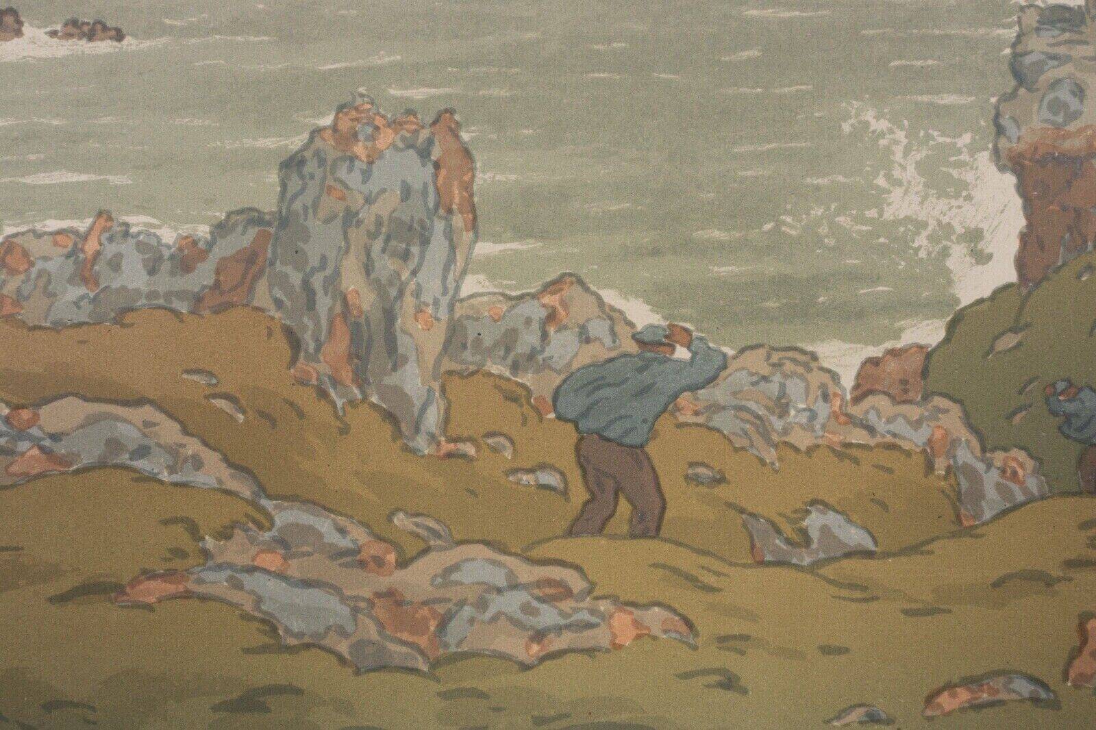 Lithograph by Henri Rivière La Tempête
