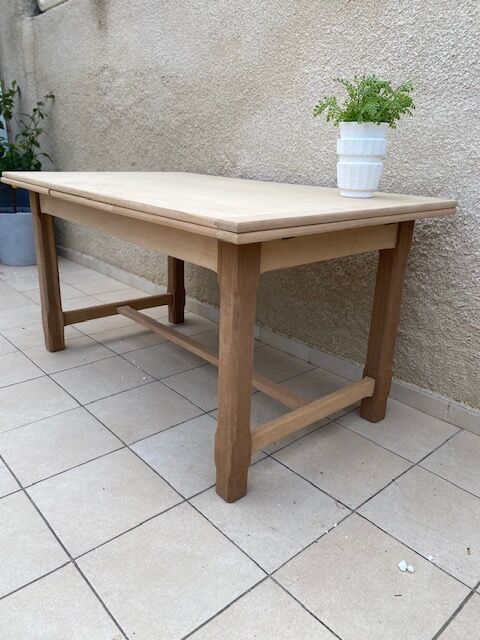 Extended farmhouse table