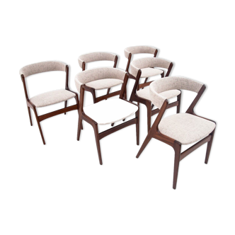 6 dining chairs, Korup Stolefabrik, Denmark, 1960s