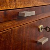 Buffet cubain en acajou de style Bauhaus, Gyula Kaesz, début des années 1940