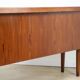Scandinavian "boomerang" free-form desk in teak - 1960s