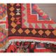 1970s Vintage Turkish Hand-Knotted Wool Cotton Red Runner Rug 94x347