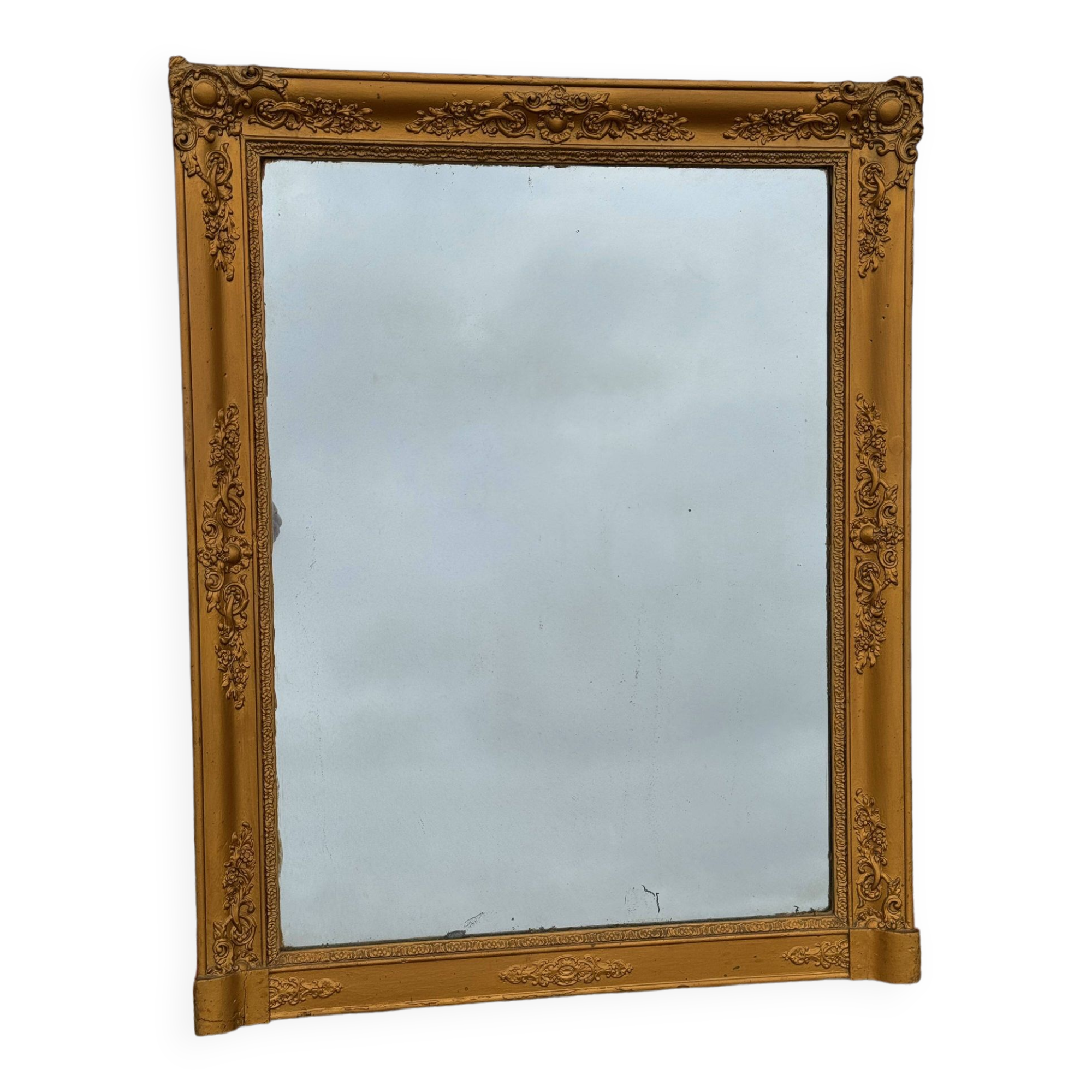 Painted mirror 112x89 cm