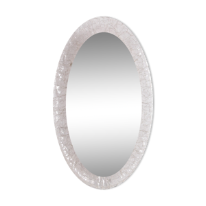 Miroir ovale en plexiglas avec