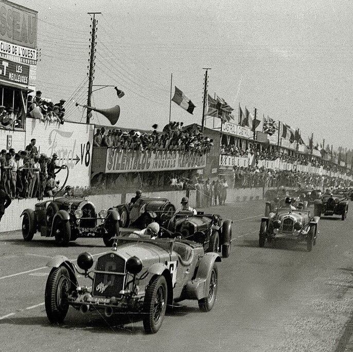 Photography, "Les 24 h du Mans", 1934 / Large format: 20 x 30 cm