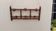 Antique wall coat rack imitation vintage bamboo