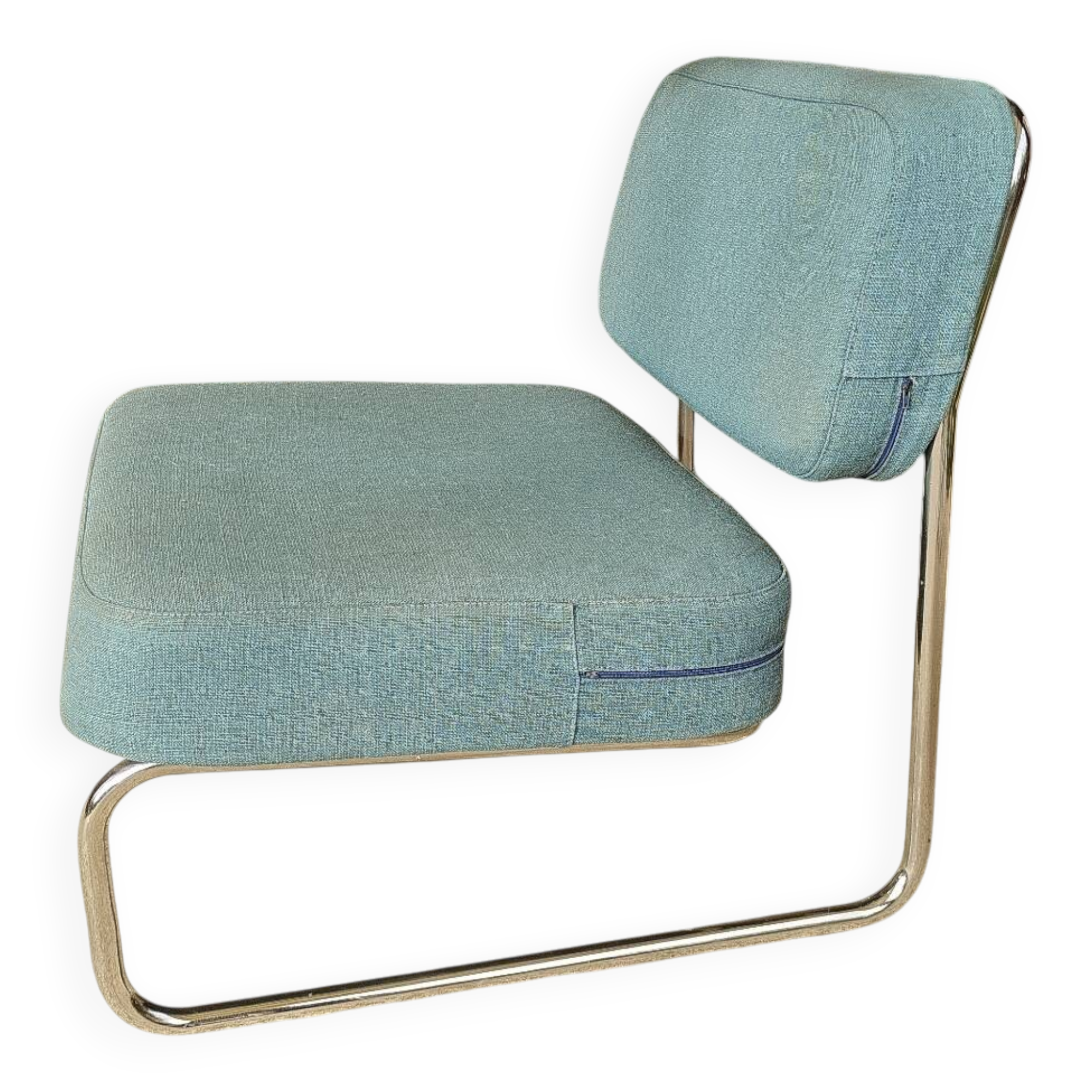 1970s tubular armchair