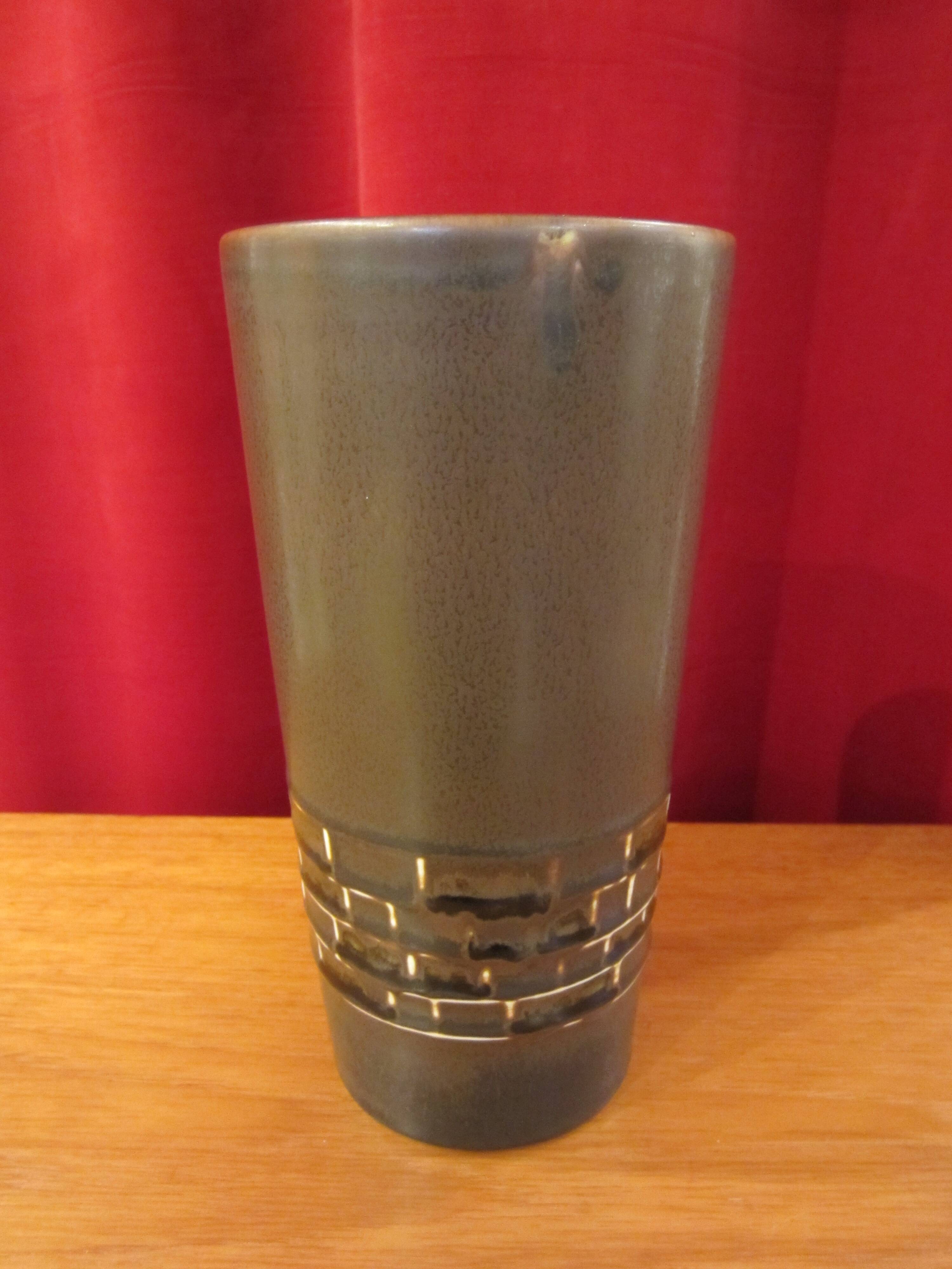 Scandinavian ceramic vase by Hertha Bengtsson for Rörstrand